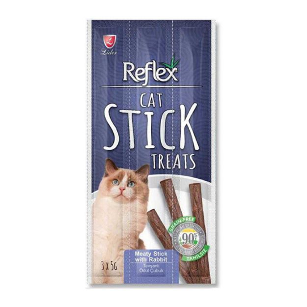 Picture of Reflex Tavşanlı Kedi Ödül Çubuğu 5 Gr 3 Adet