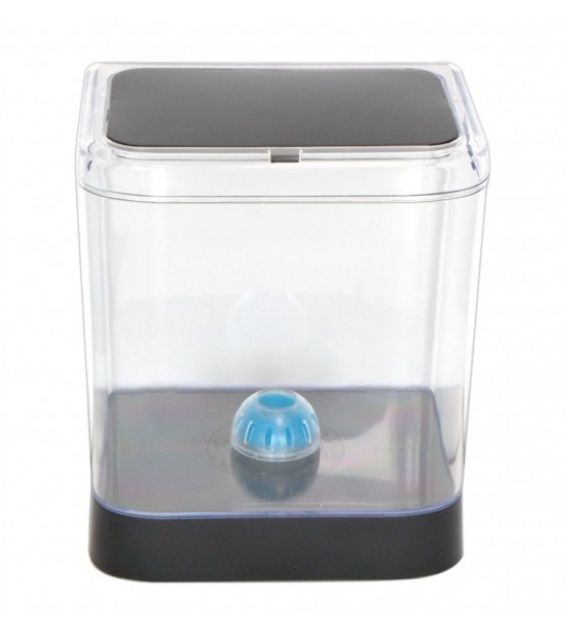 Picture of Dophin Mini Akvaryum Plastik Filtre ve Led Aydınlatmalı Siyah