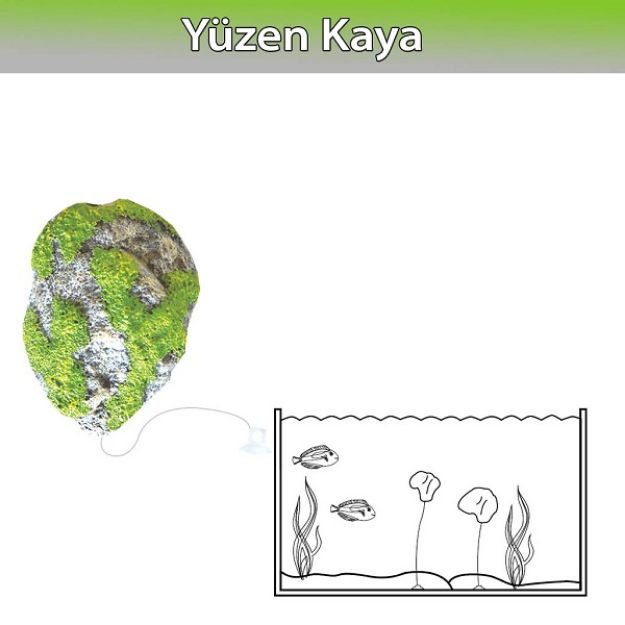 Picture of Dophin Yüzen Kaya Akvaryum Dekoru Medium