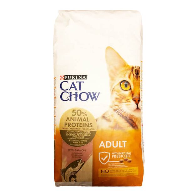 Picture of Cat Chow Somon & Ton Balıklı Yetişkin Kedi Maması 15 Kg