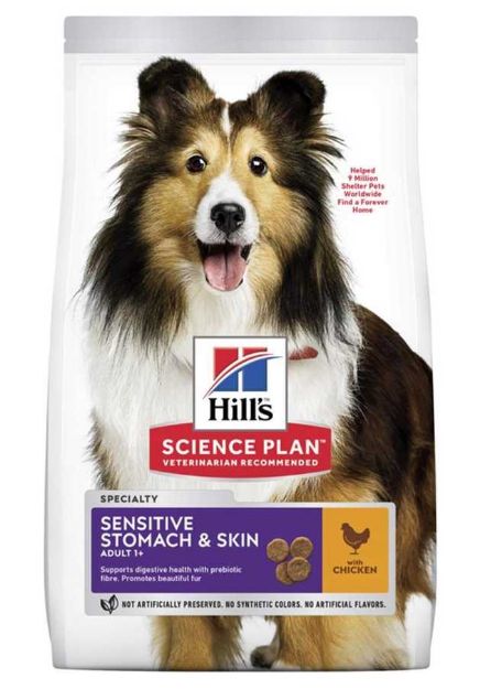 Picture of Hills Sensitive Skin Tavuklu Yetişkin Köpek Kuru Maması 14 Kg