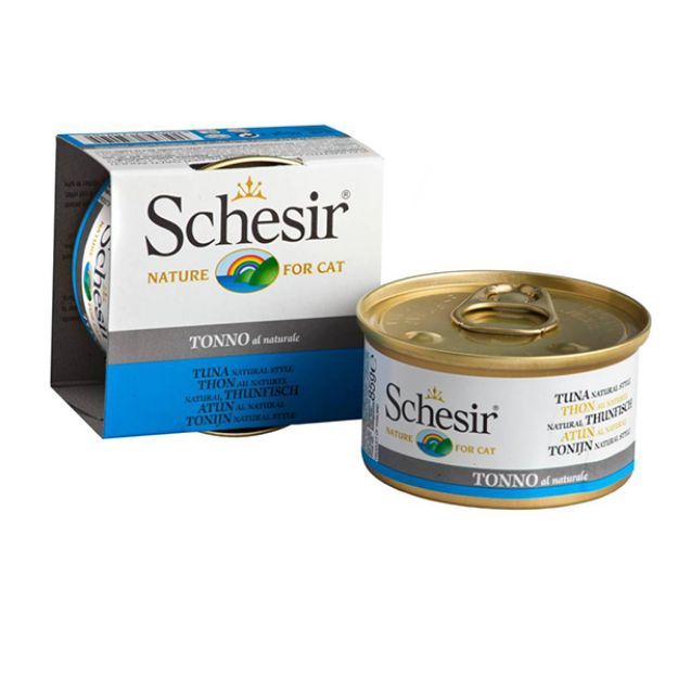 Picture of Schesir Naturel Brine Doğal Ton Balıklı Kedi Konservesi 85 gr