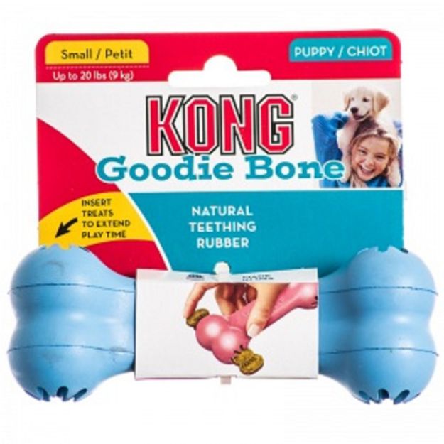 Picture of Kong Yavru Köpek Diş Oyuncağı Small (Pembe&Mavi)