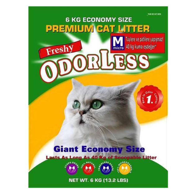 Picture of Freshy Odorless Kedi Kumu Eco Paket M Micro 6 Kg