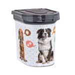 Picture of Natura Tekerlekli Plastik Mama Kovası 33 Lt PT-280