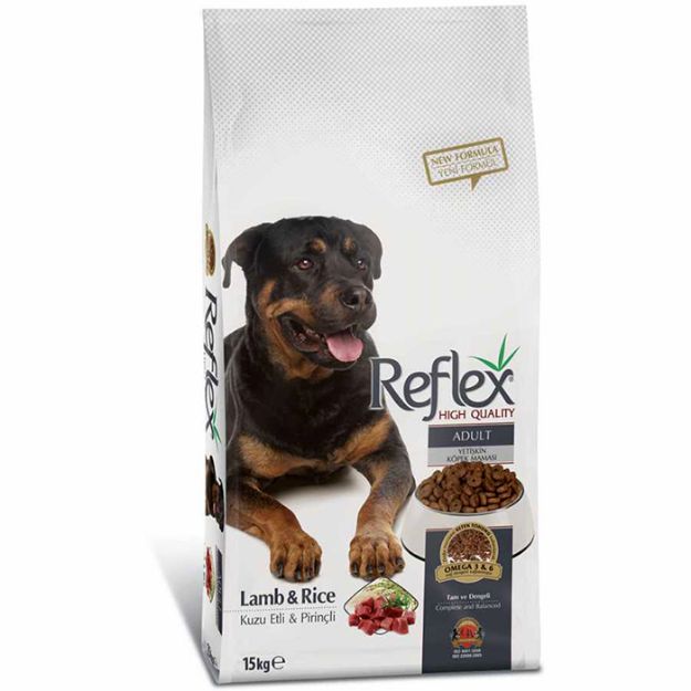 Picture of Reflex Lamb Rice Kuzu Etli Pirinçli Yetişkin Köpek Maması 15Kg