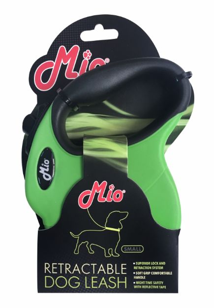 Picture of Mio Otomatik Köpek Gezdirme Tasması 4 Metre / 15 Kg S Yeşil