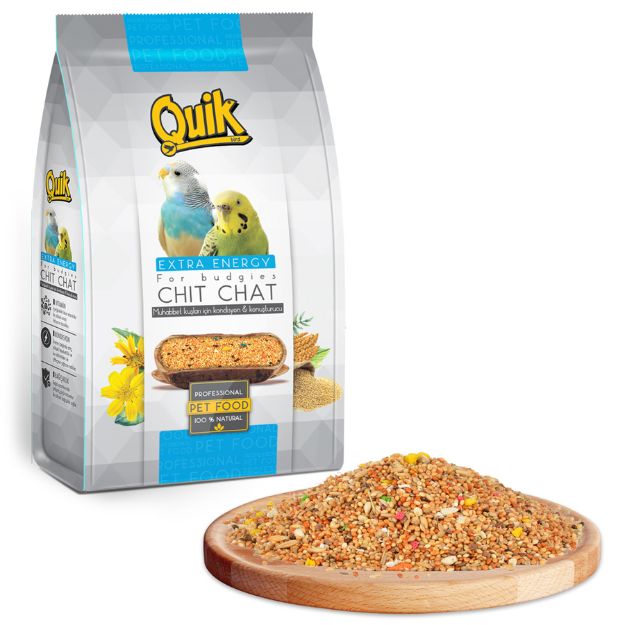 Picture of Quik Muhabbet Kuşu Konuşturucu Yemi 150 Gr