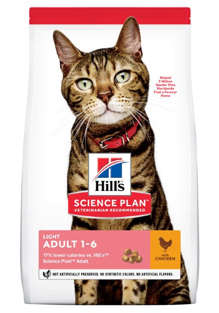 Picture of Hill's Science Plan Light Tavuklu Düşük Kalorili Kedi Maması 3 KG