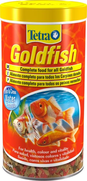 Picture of Tetra Goldfish Japon Balıkları için Pul Yem 1 lt