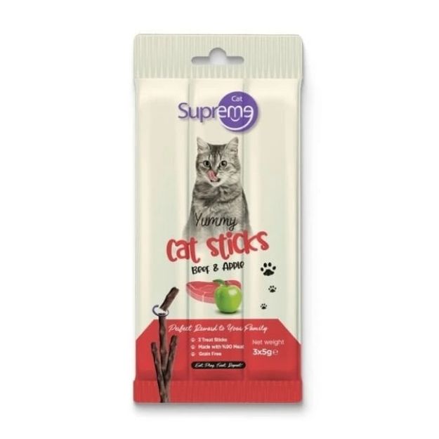 Picture of Supreme Cat Sığır Etli Ve Elmalı Ödül Çubuk