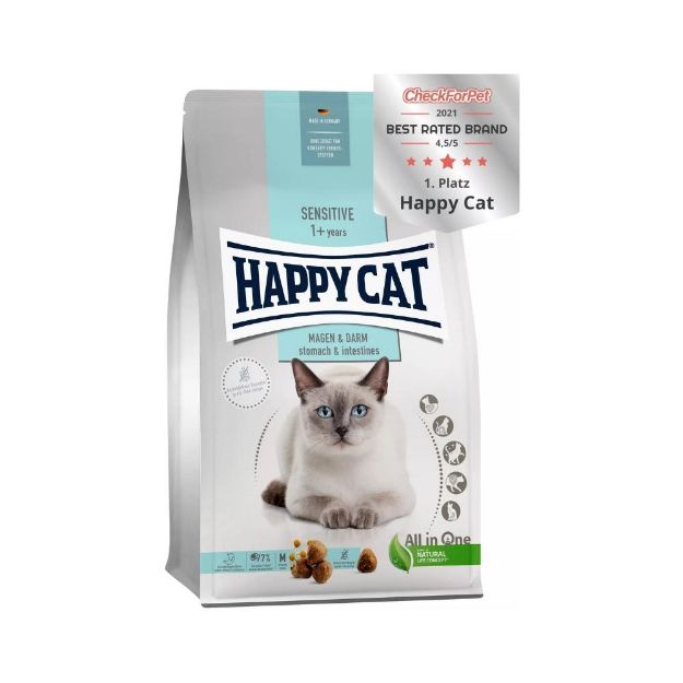 Picture of Happy Cat Sensitive Stomach & Intestines Gastrointestinal Kedi Maması 4 Kg
