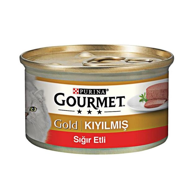 Picture of Gourmet Gold Kıyılmış Sığır Etli Kedi Konservesi 85Gr.