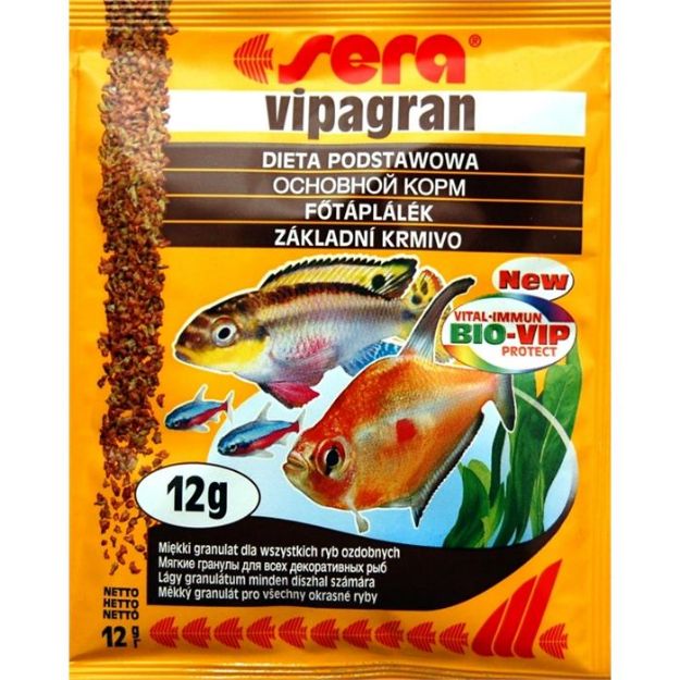Picture of Sera Tropikal Akvaryum Balıkları için Granül Poşet Yem 12 gr