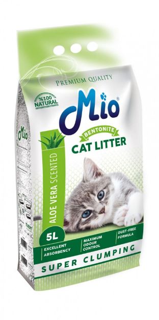 Picture of Mio Aloe Vera Kokulu Bentonit Kedi Kumu  5 Lt