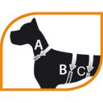 Picture of Ferplast Ergotrekking Small Köpek Vücut Tasması Siyah
