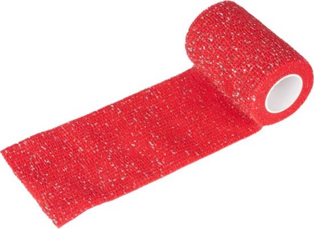 Picture of Show Tech Self-Cling Bandage Red Glitter 4.5 m x 7.5 cm - 65STE681
