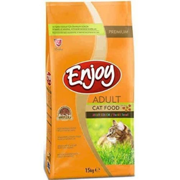 Picture of Enjoy Multi Color Renkli Taneli Yetişkin Kedi Maması 15 Kg