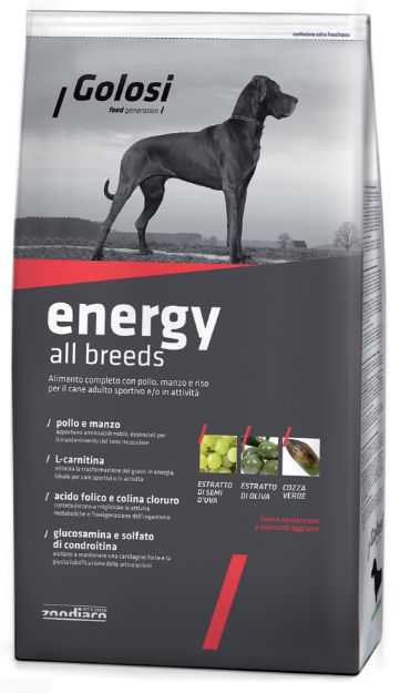 Picture of Golosi Energy Tavuk ve Biftekli Yüksek Enerjili Köpek Maması 12 Kg