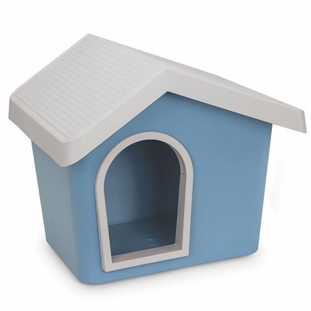 Picture of İmac Zeus 50 - 3 Pcs Plastik Köpek Kulübesi Mavi