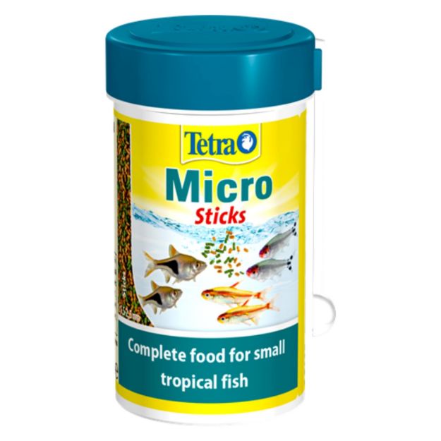 Picture of Tetra Micro Sticks - Küçük Tropikal Balık Yemi 45 Gr/100 Ml